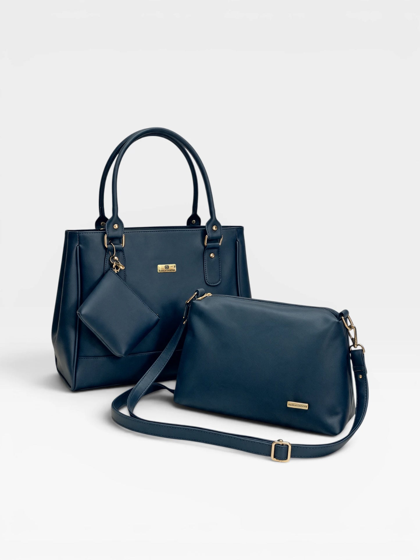 Set Tres Piezas Tote + Bandolera + Monedero — Crez & Cuba