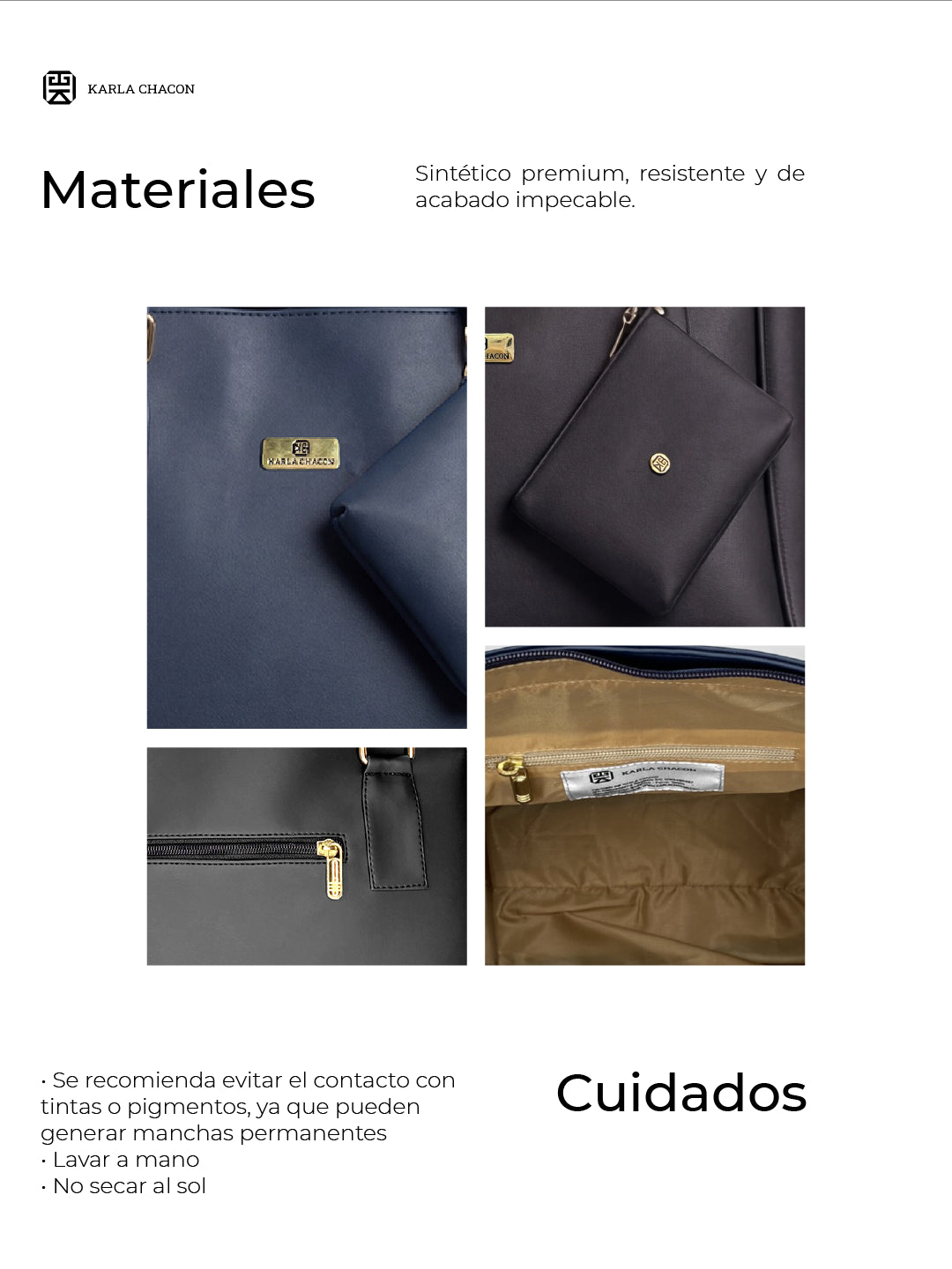 Bolso Cartera Tote con Monedero Café (Crez)