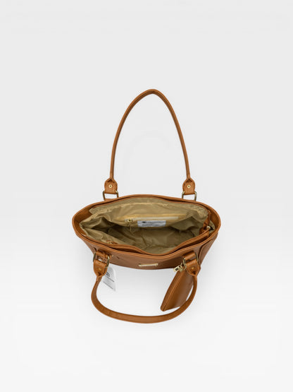 Cartera Crez Canela con Accesorio