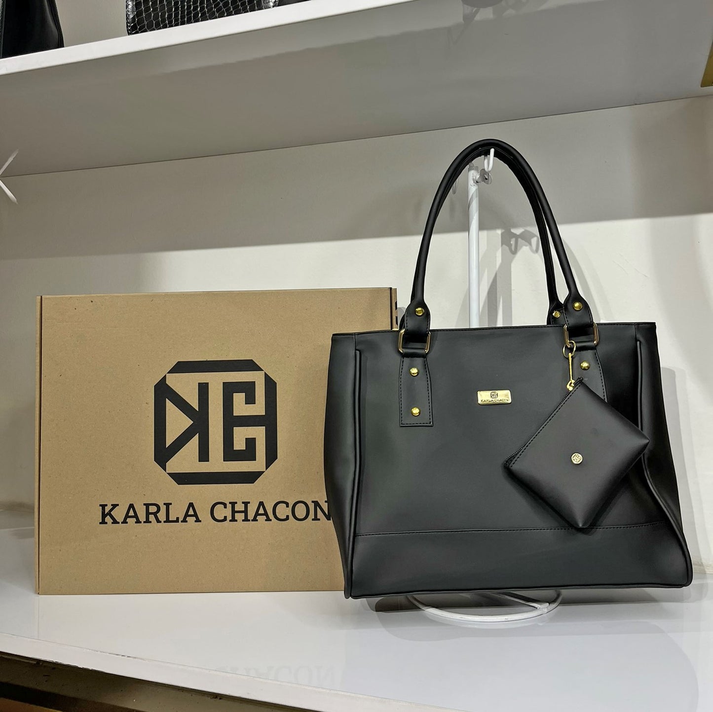 Cartera Crez Negro con Accesorio