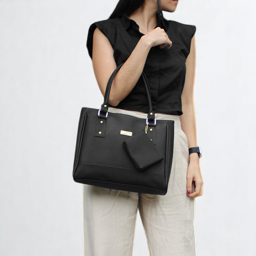 Cartera Crez Negro con Accesorio