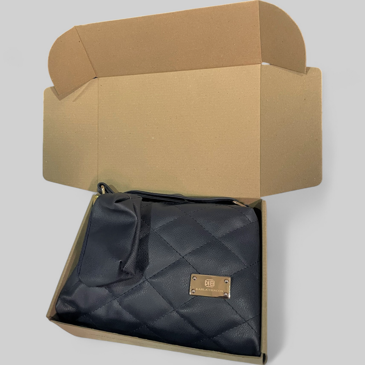 Bolso Cuba Azul Con Monedero