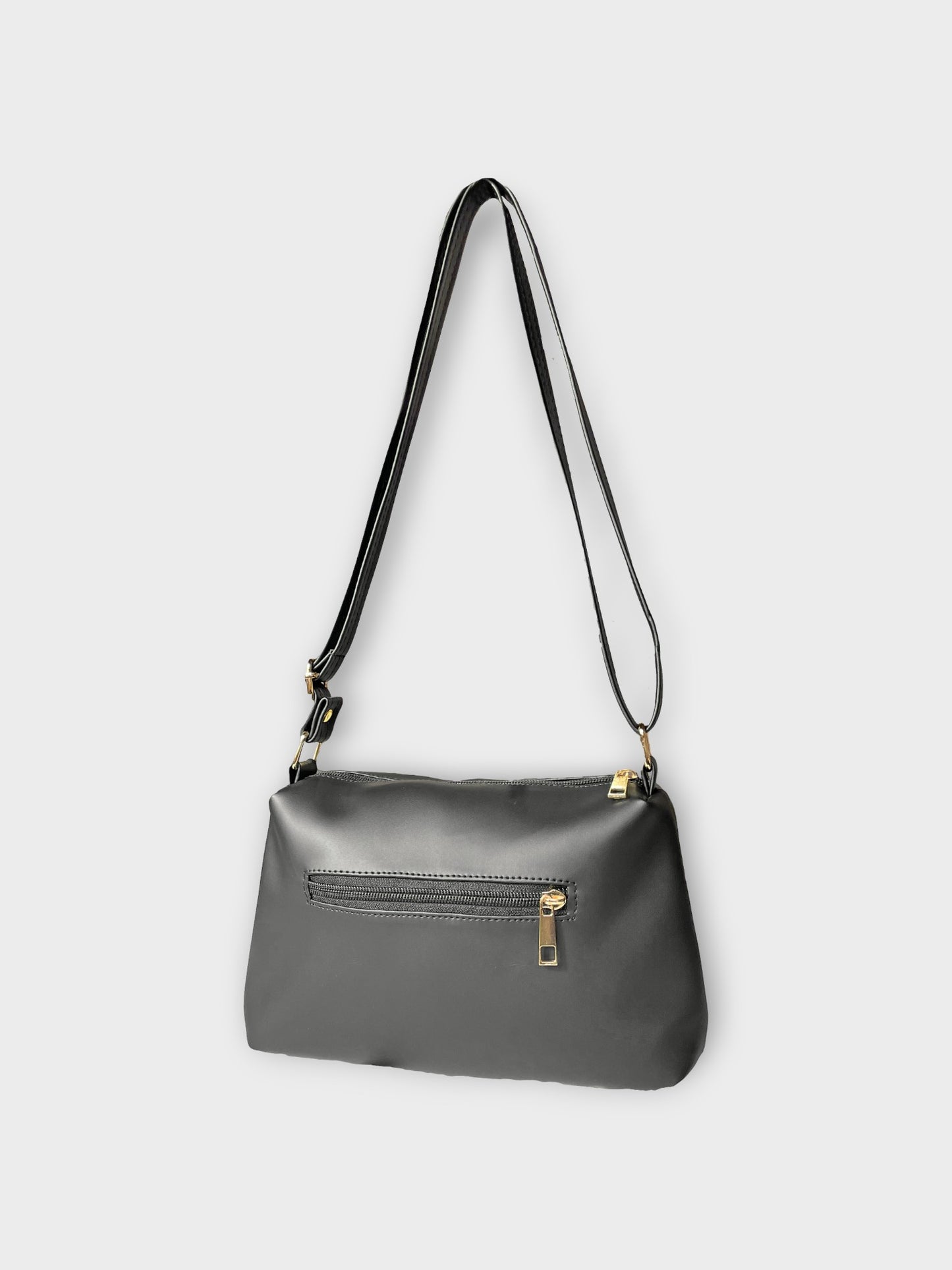 Bolso Cuba Negro Con Monedero - Negro y Beige