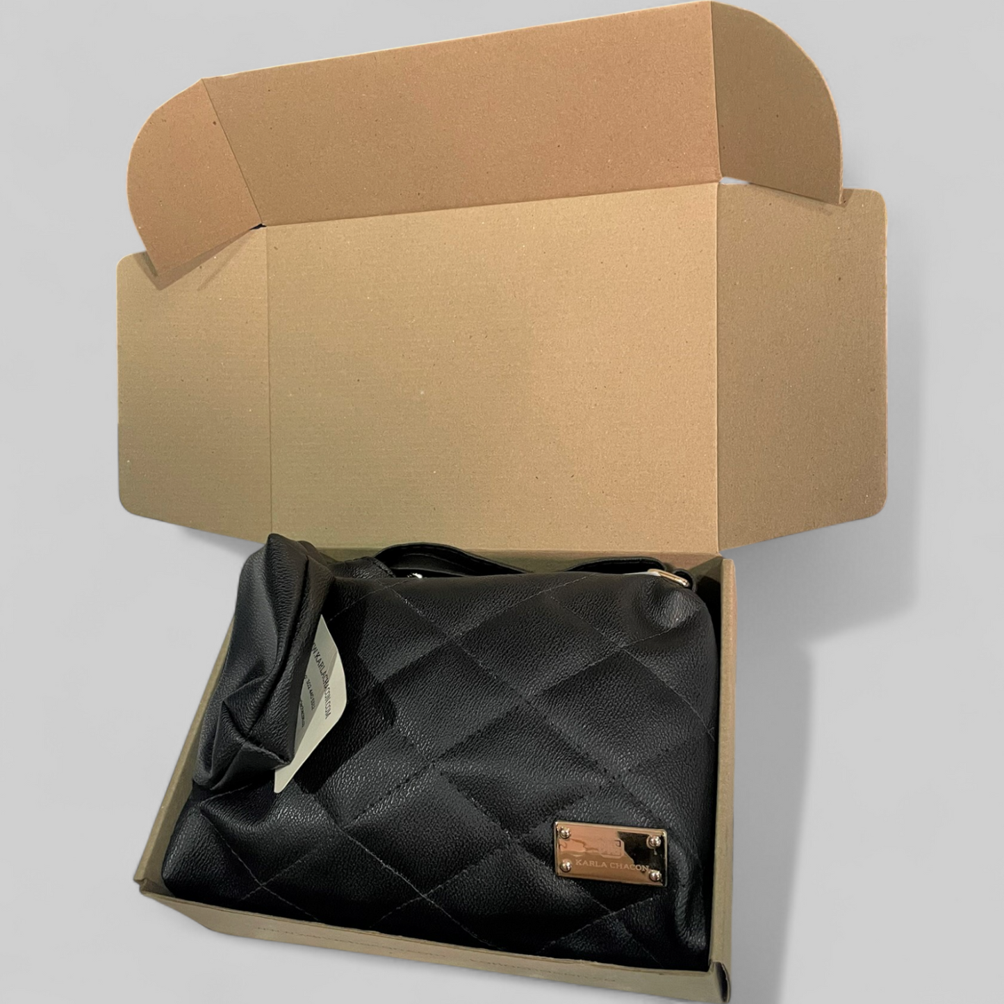 Bolso Cuba Negro Con Monedero