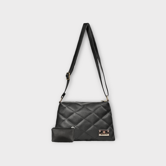 Bolso Cuba Negro Con Monedero