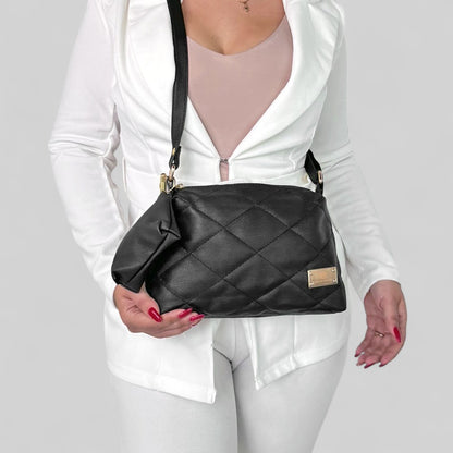 Bolso Cuba Negro Con Monedero