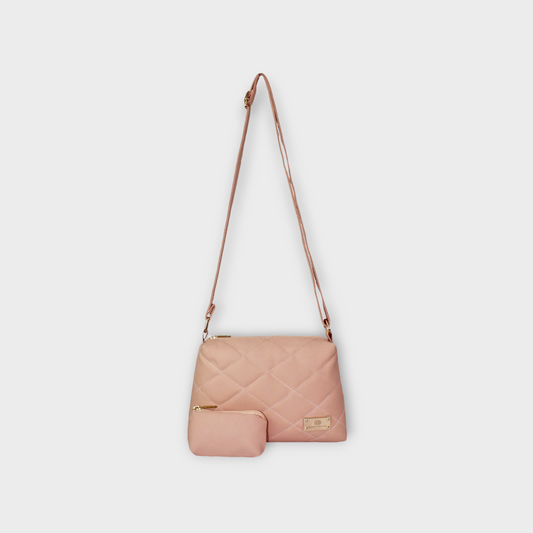 Bolso Cuba Rosa Con Monedero