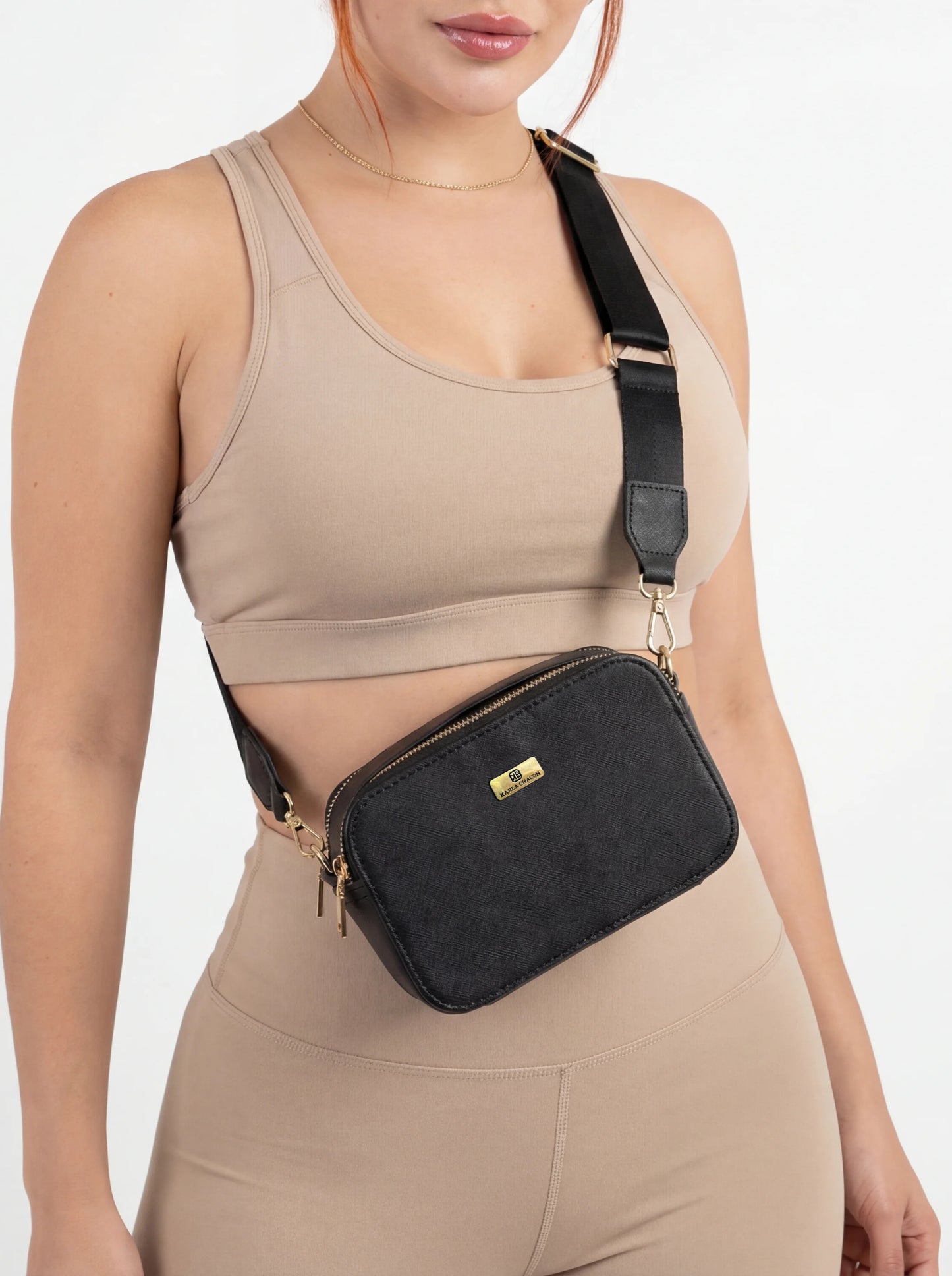 Bolso Crossbody Bandolera Daya Negro