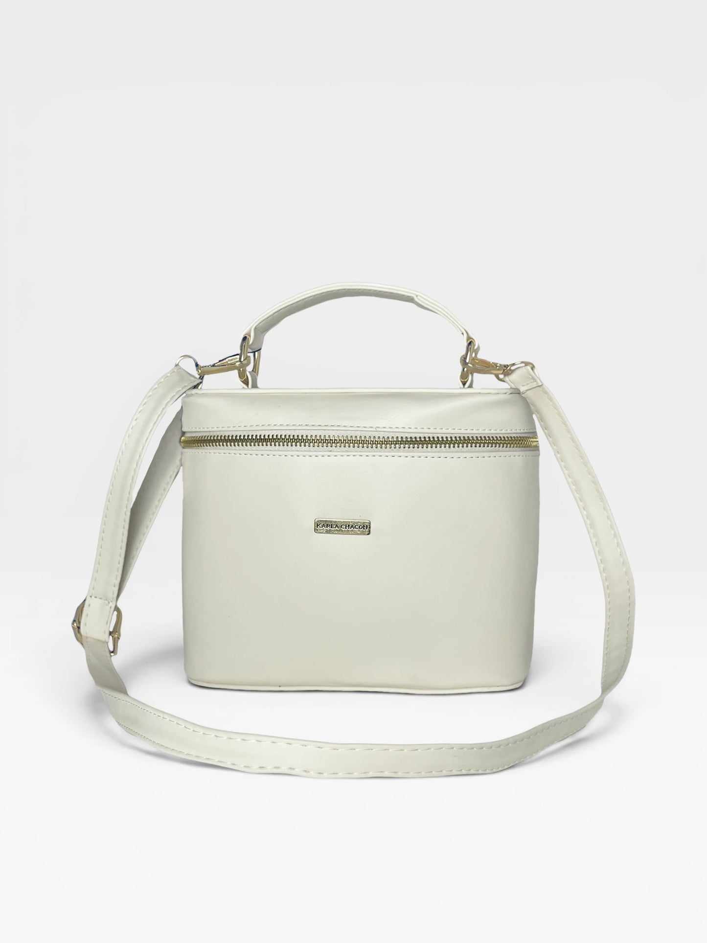 Bolso Doble Función Box Estructurado - Negro, Crema, Verde Oliva (Diva)
