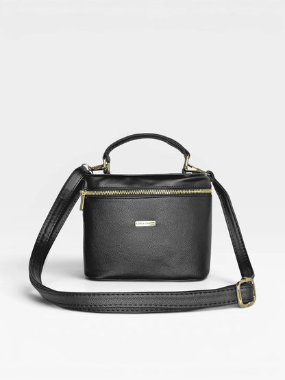 Bolso Doble Función Box Estructurado - Negro, Crema, Verde Oliva (Diva)