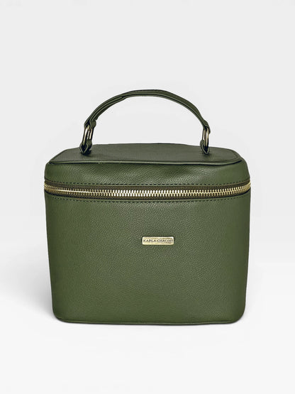 Bolso Doble Función Box Estructurado - Negro, Crema, Verde Oliva (Diva)