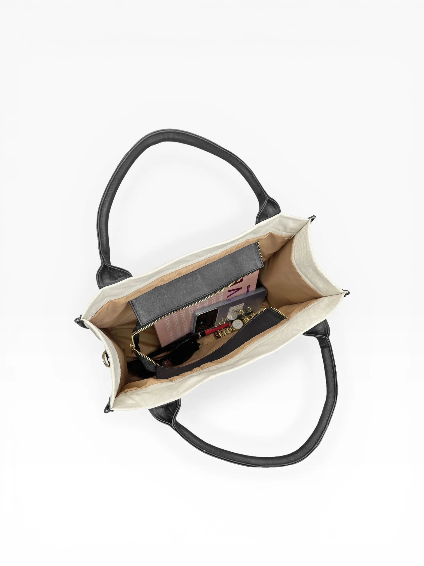 Bolso Cartera Shopper Tote Bag Con Strap Removible (Eidy)