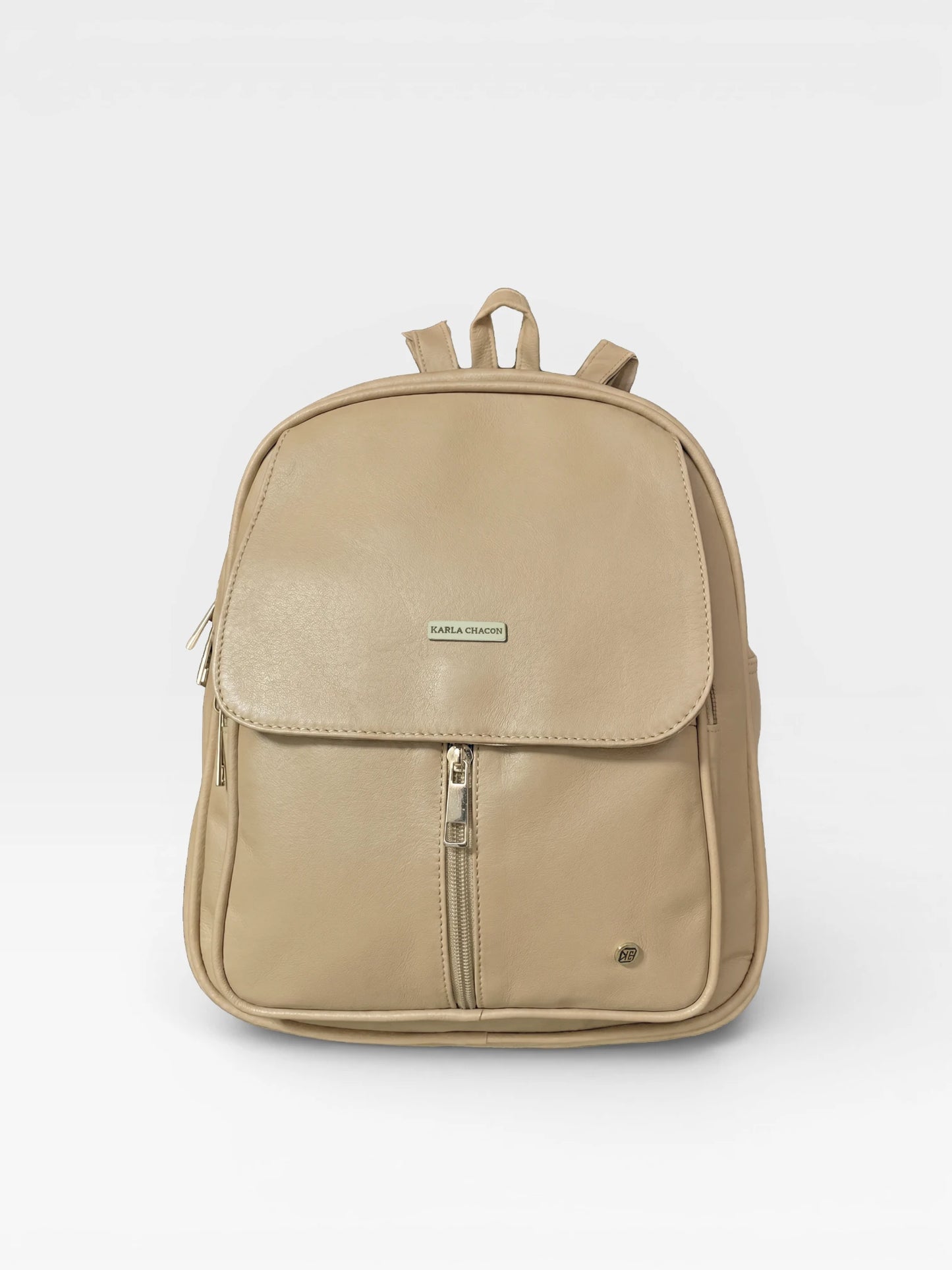 Bolso Morral Pequeño  Casual - Negro y Beige (Fabi)