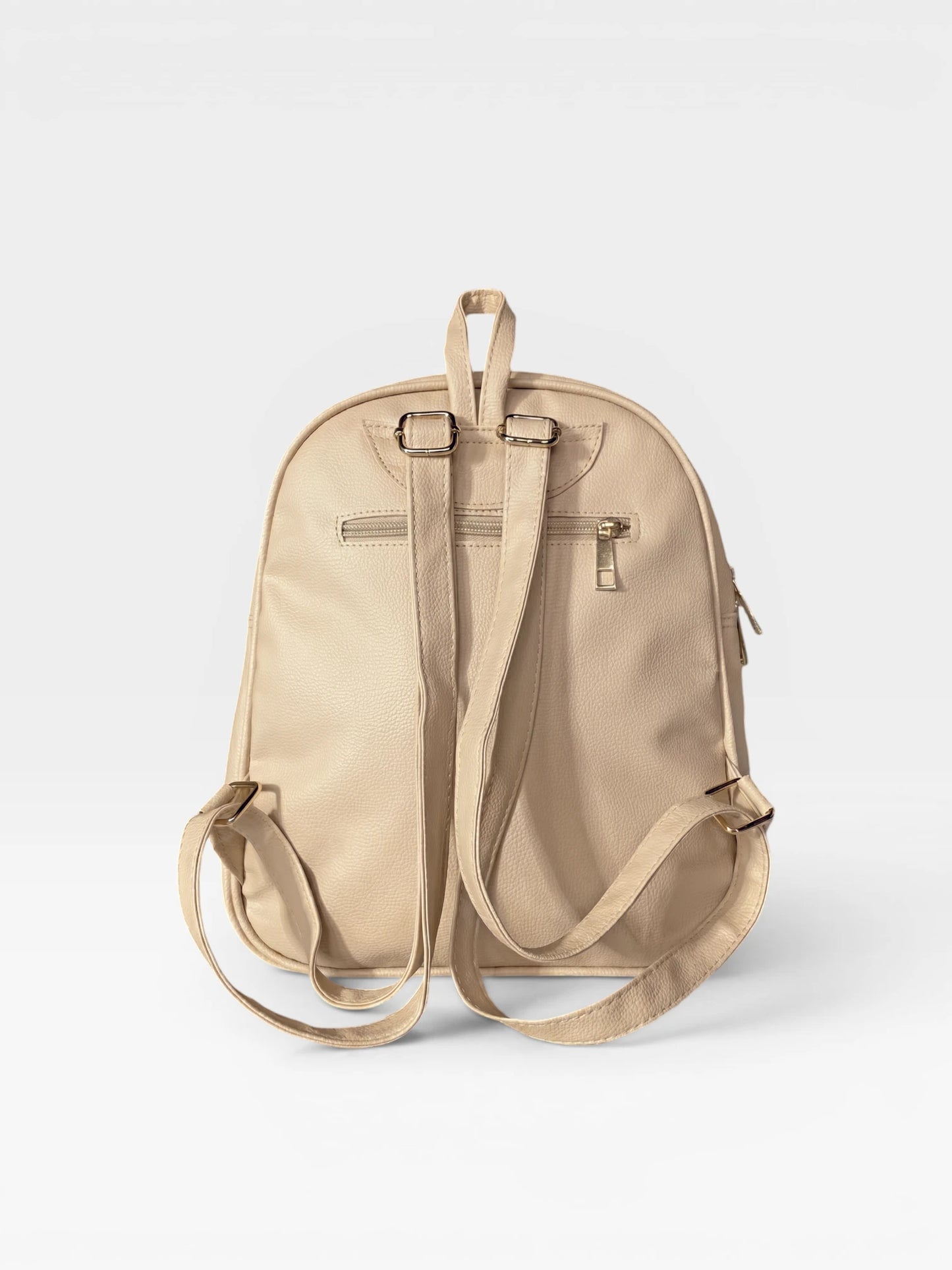 Bolso Morral Pequeño  Casual - Negro y Beige (Fabi)
