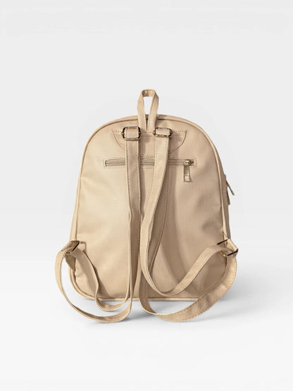 Bolso Morral Pequeño  Casual - Negro y Beige (Fabi)