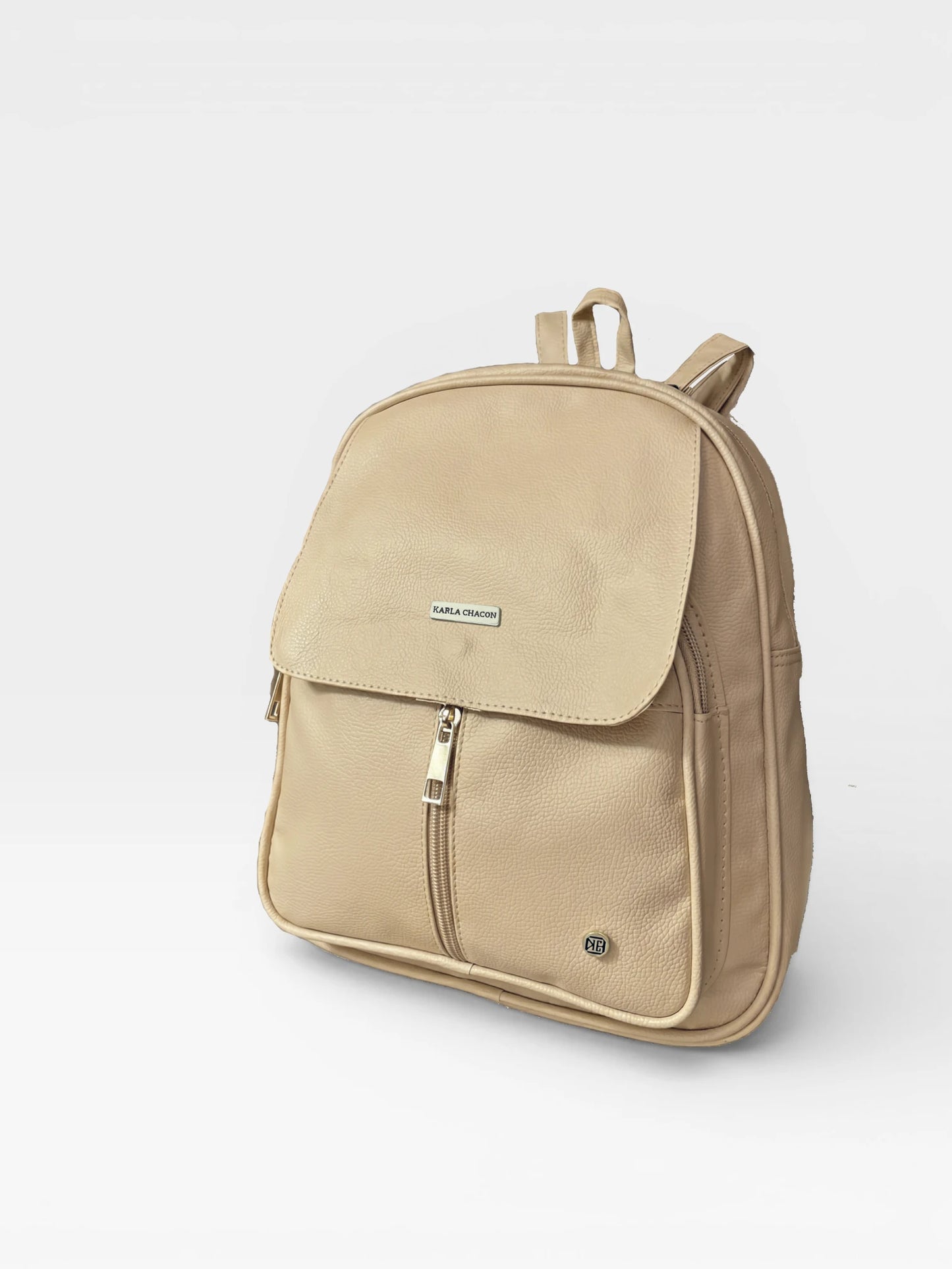 Bolso Morral Pequeño  Casual - Negro y Beige (Fabi)