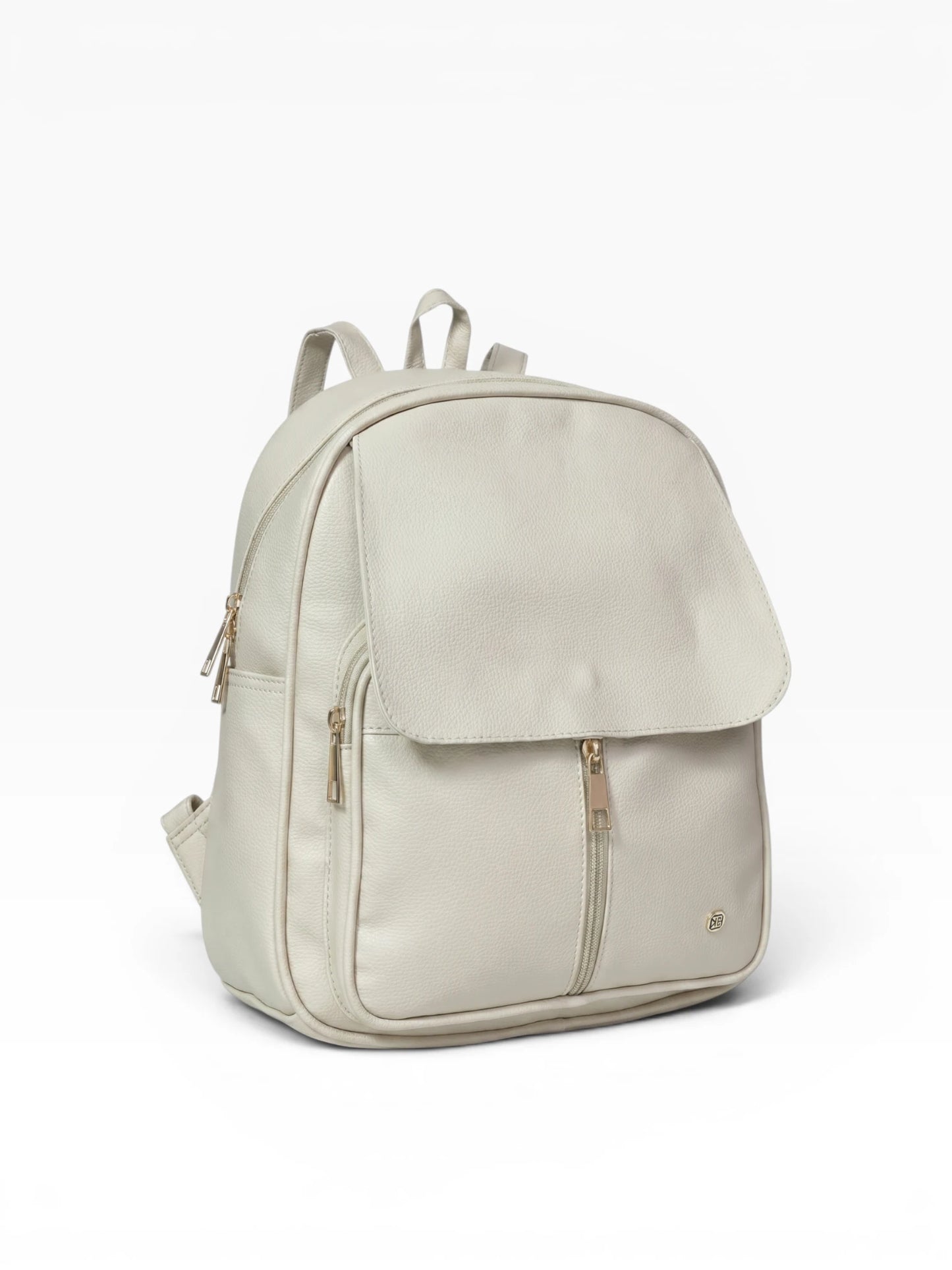 Bolso Morral Pequeño  Casual - Negro y Beige (Fabi)