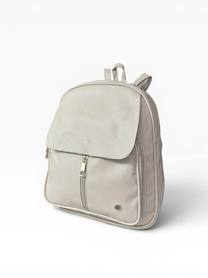 Bolso Morral Pequeño  Casual - Negro y Beige (Fabi)