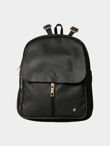Bolso Morral Pequeño  Casual - Negro, Arena  y Beige (Fabi)