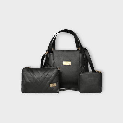 Set de Bolsos Fany, Tote, Bandolera y Monedero