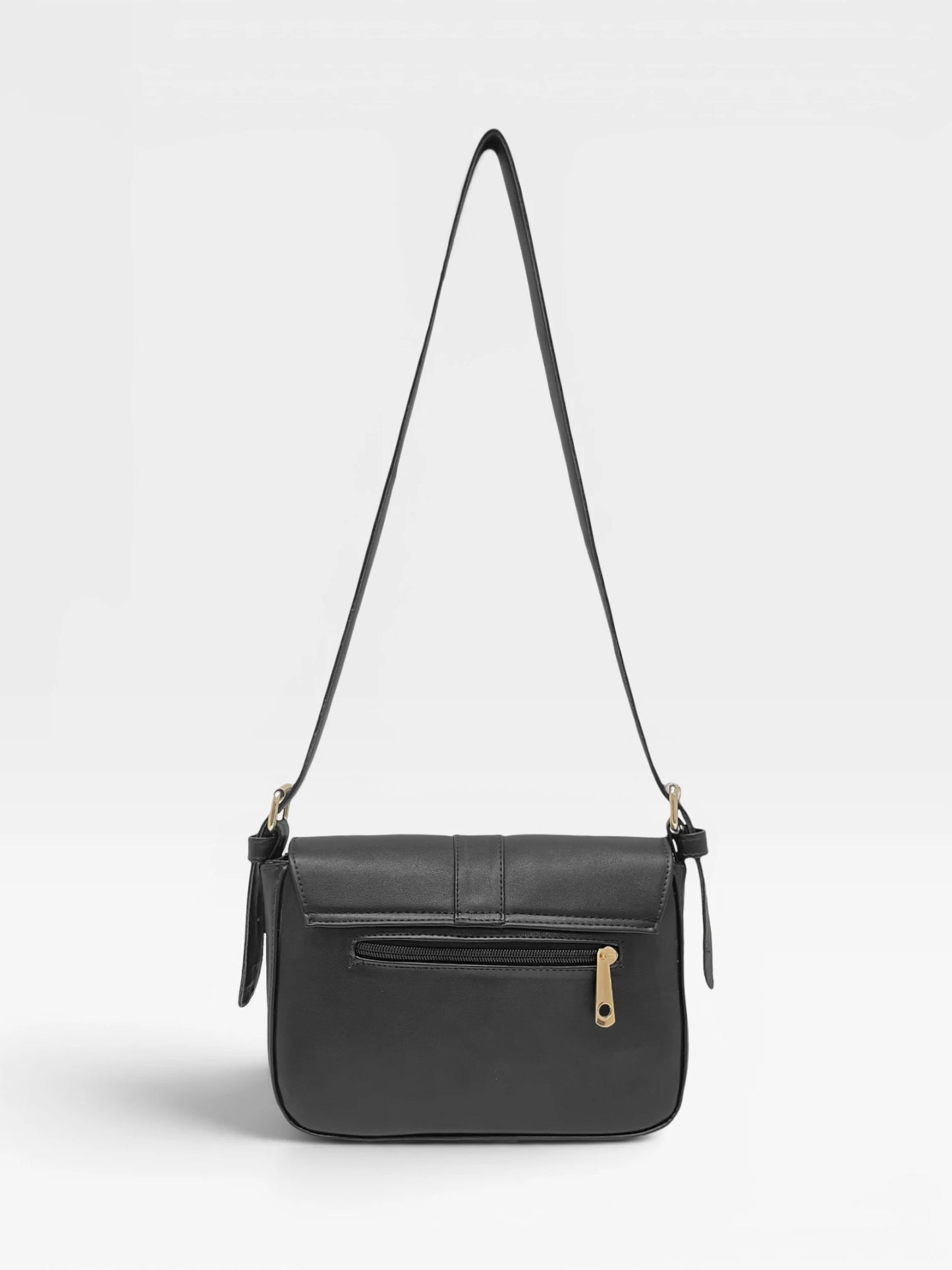 Bolso Bandolera Crossbody - Café y Negro (Frida)