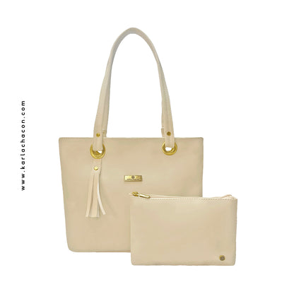 Cartera Gady Beige con Accesorio