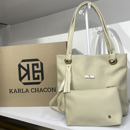 Cartera Gady Beige con Accesorio