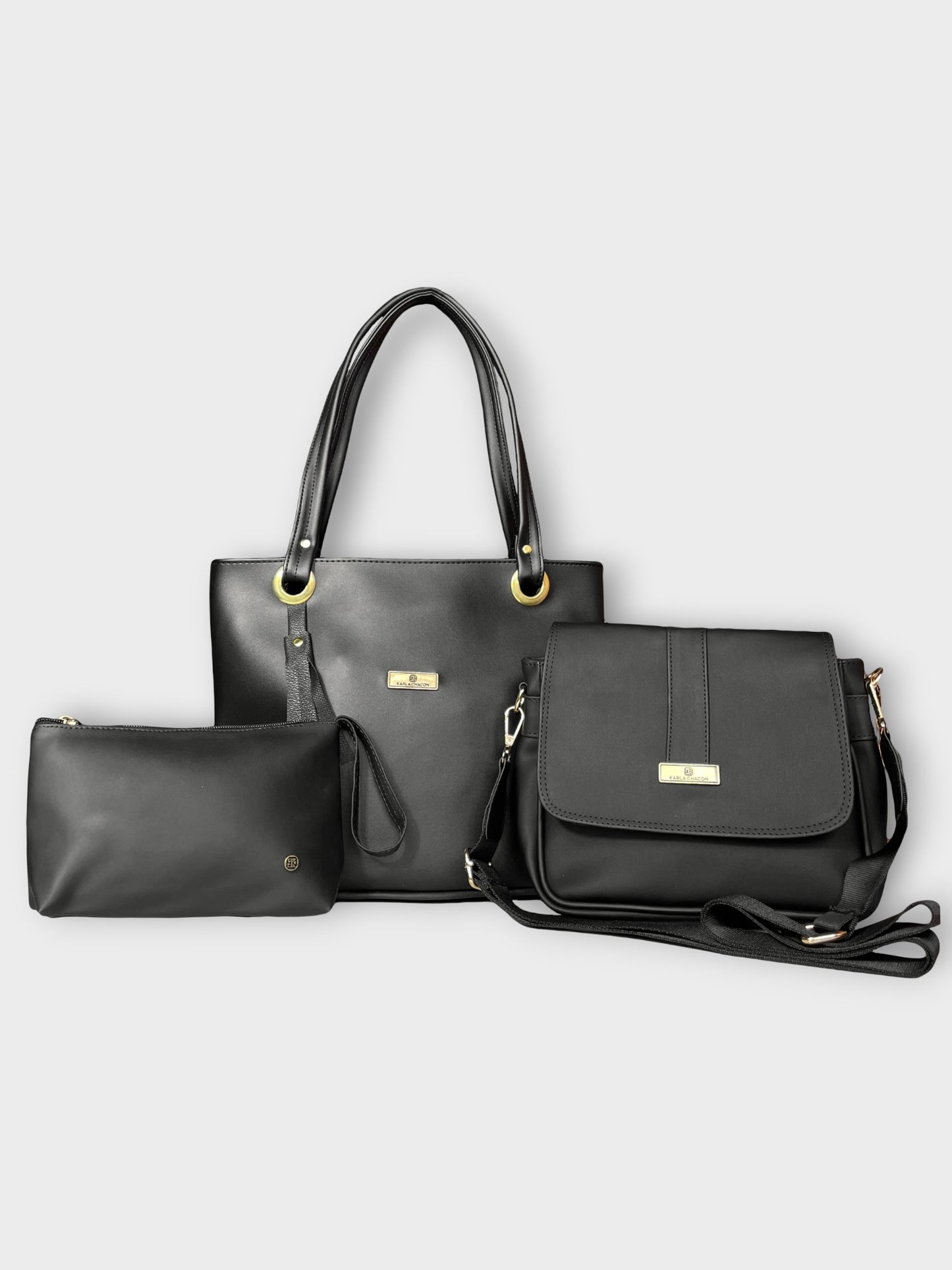 Set de bolsos para mujer - Bolso tote, bolso manos libres, monedero y Envío Gratis