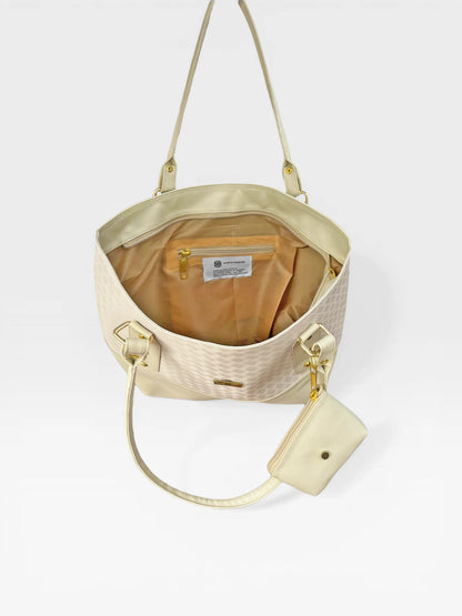 Bolso Cartera con Monedero - Negro, Café y Beige (Gala)