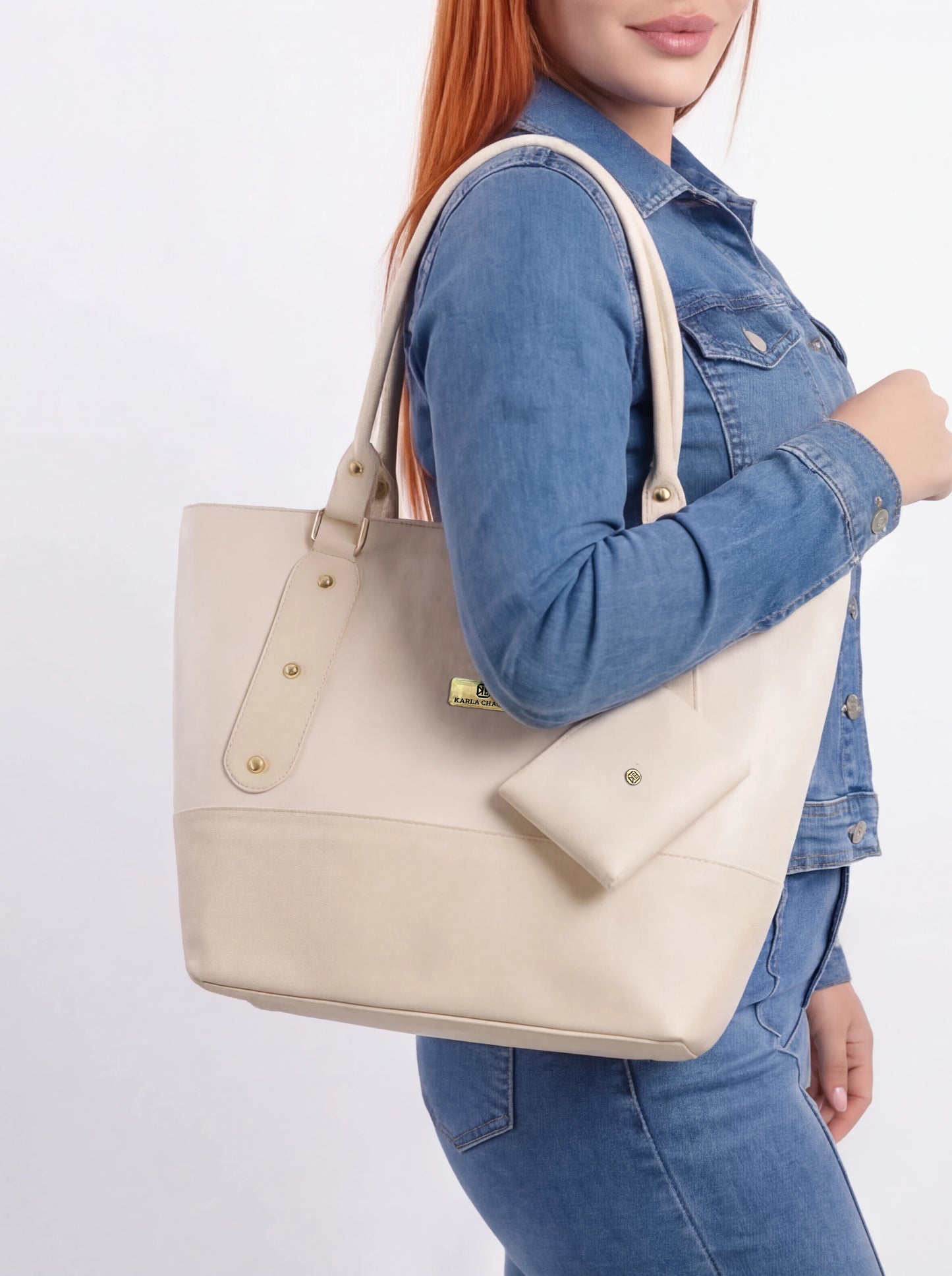 Bolso Cartera con Monedero - Negro, Café y Beige (Gala)