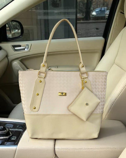 Bolso Gala Beige con Monedero