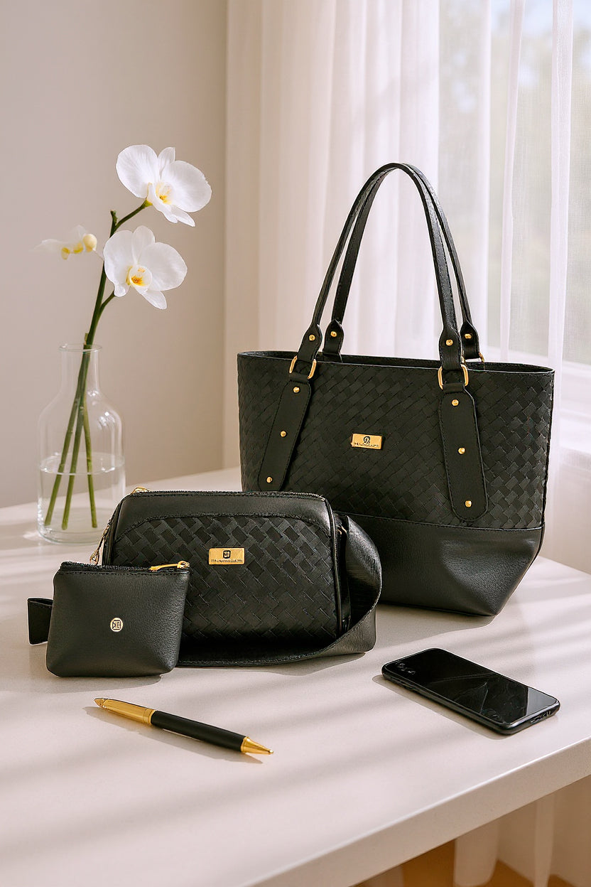 Set de bolsos para mujer - Bolso tote, bolso manos libres, monedero y Envío Gratis