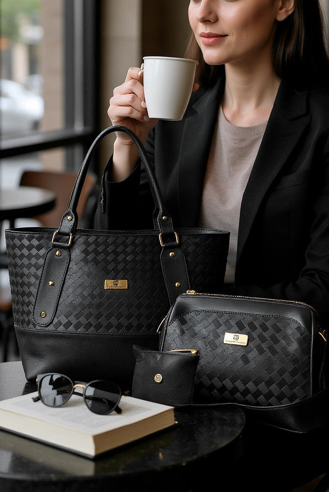 Set de bolsos para mujer - Bolso tote, bolso manos libres, monedero y Envío Gratis