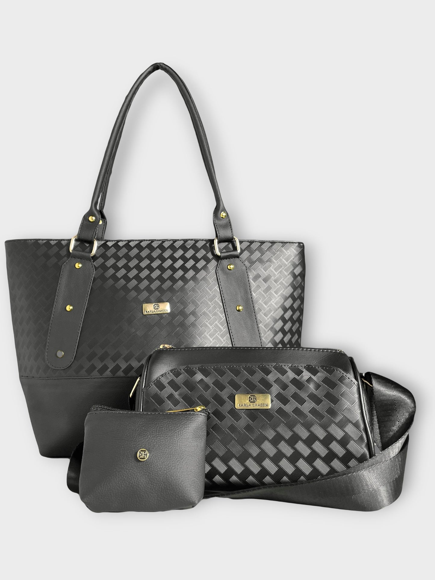 Set de bolsos para mujer - Bolso tote, bolso manos libres, monedero y Envío Gratis