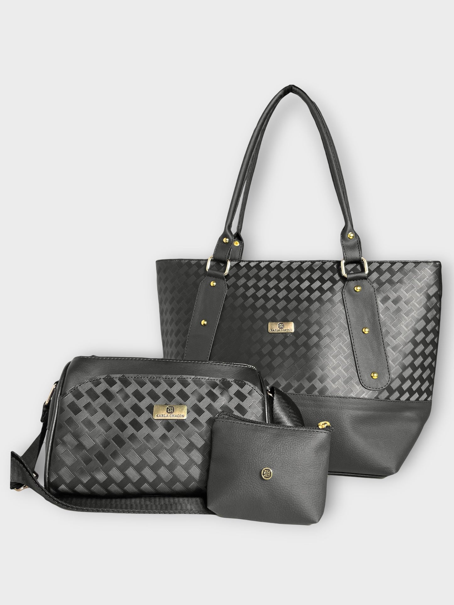 Set de bolsos para mujer - Bolso tote, bolso manos libres, monedero y Envío Gratis