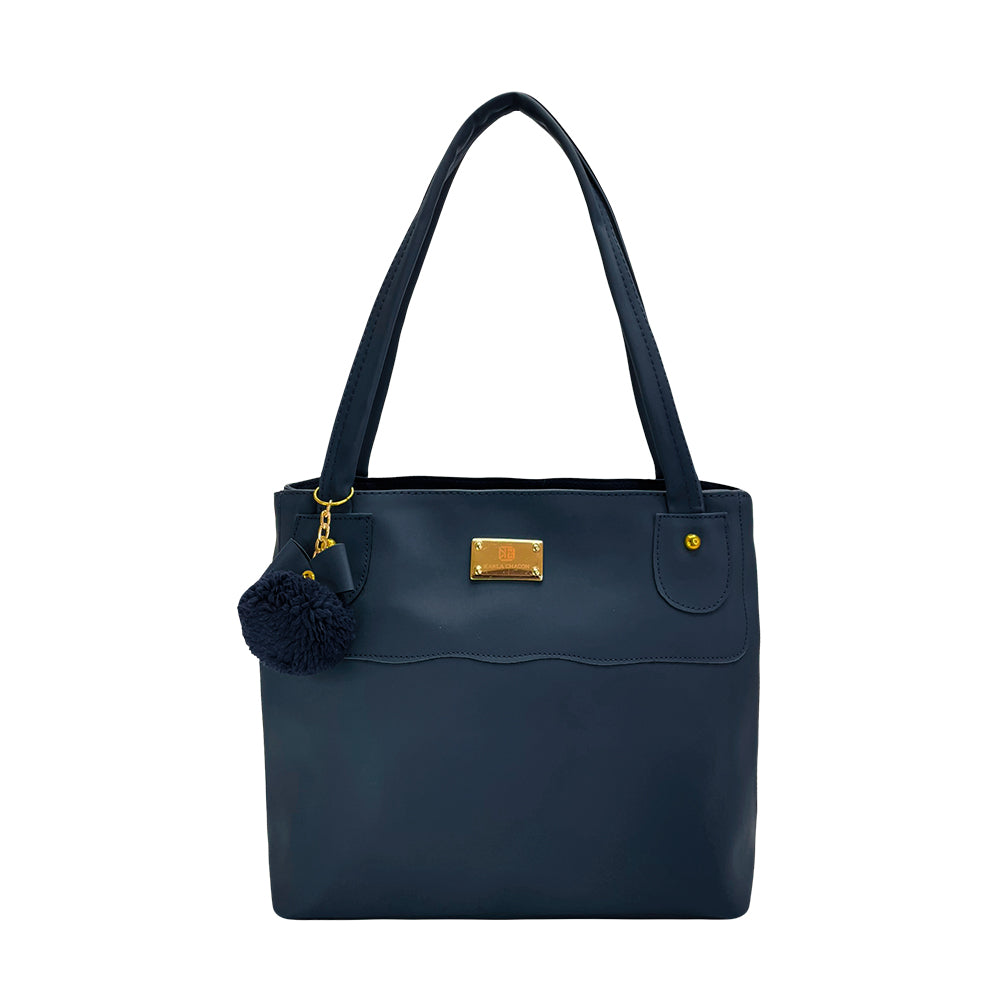 Bolso Gema Azul con Cosmetiquera