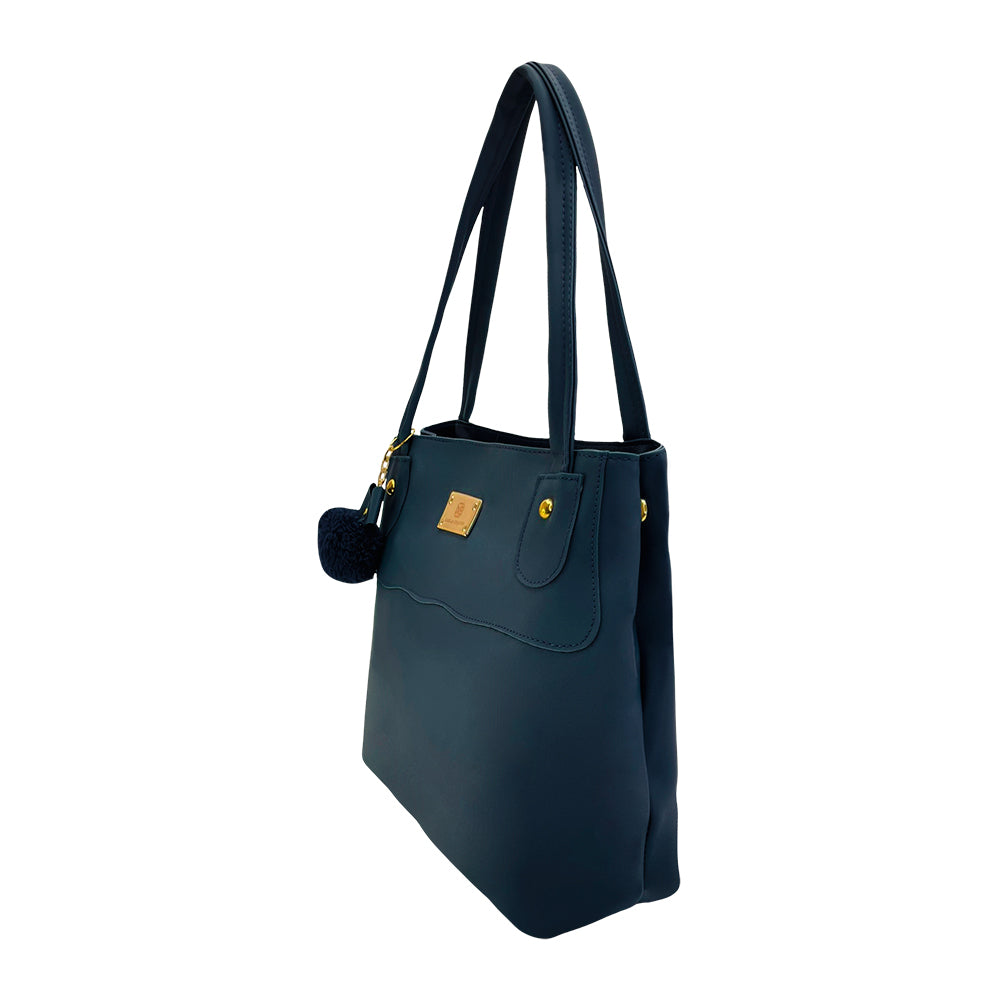 Bolso Gema Azul con Cosmetiquera