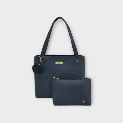 Cartera Gema Azul con Accesorio