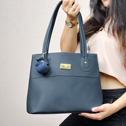 Cartera Gema Azul con Accesorio