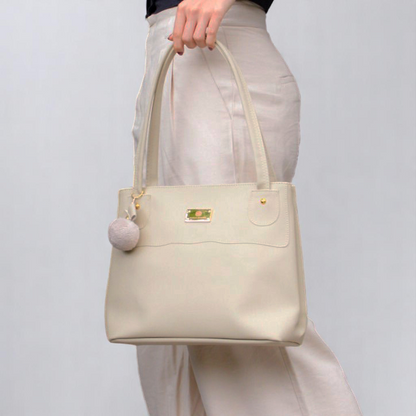 Cartera Gema Beige con Accesorio