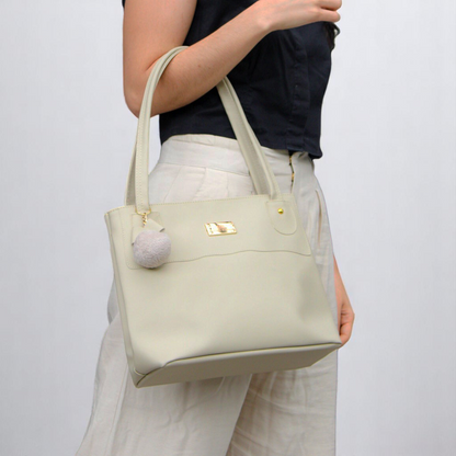 Cartera Gema Beige con Accesorio