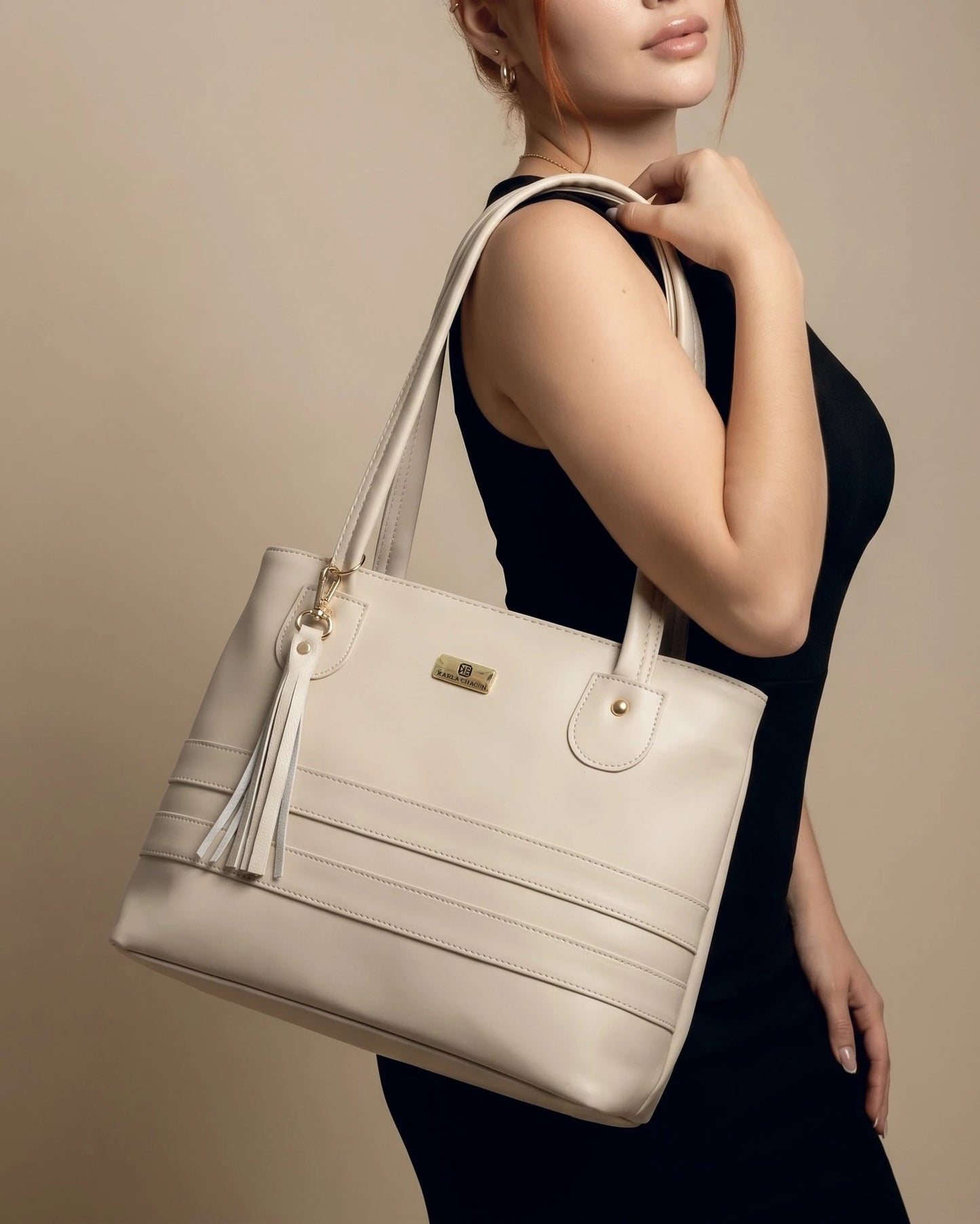 Bolso Cartera Mediana con Cosmetiquera Gema