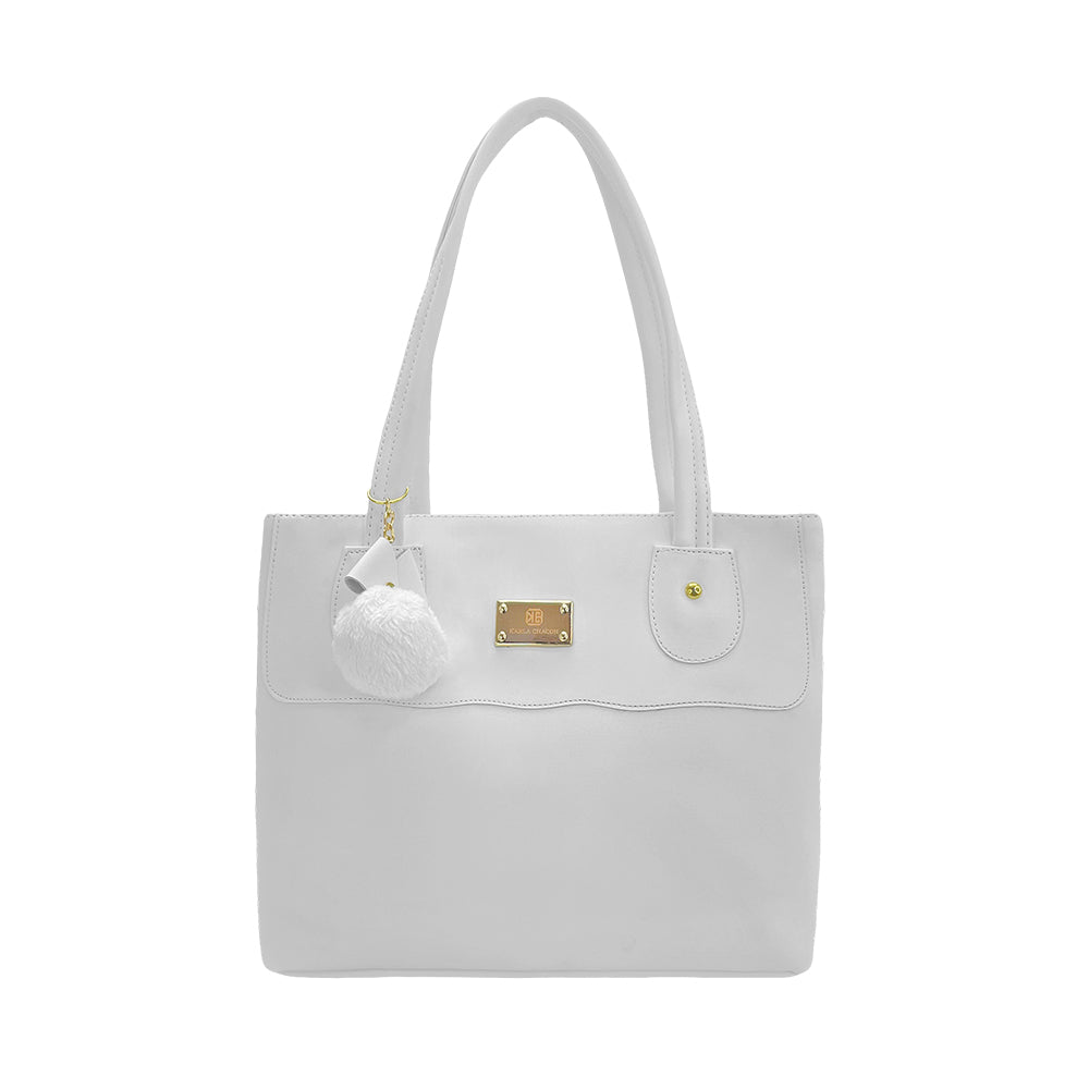 Bolso Gema Blanco con Cosmetiquera