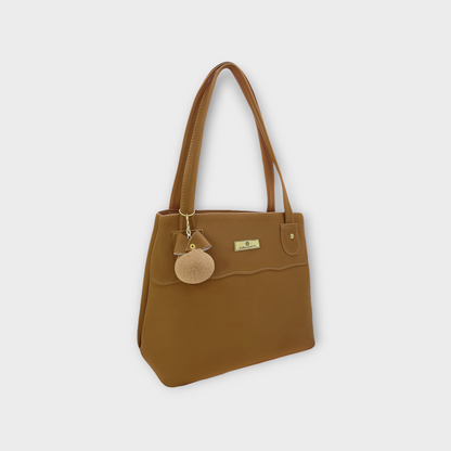 Cartera Gema Miel con Accesorio