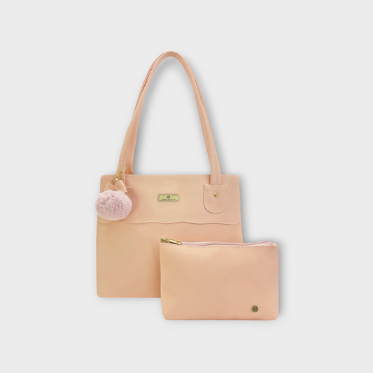 Cartera Gema Rosa con Accesorio