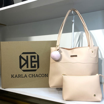 Cartera Gema Rosa con Accesorio