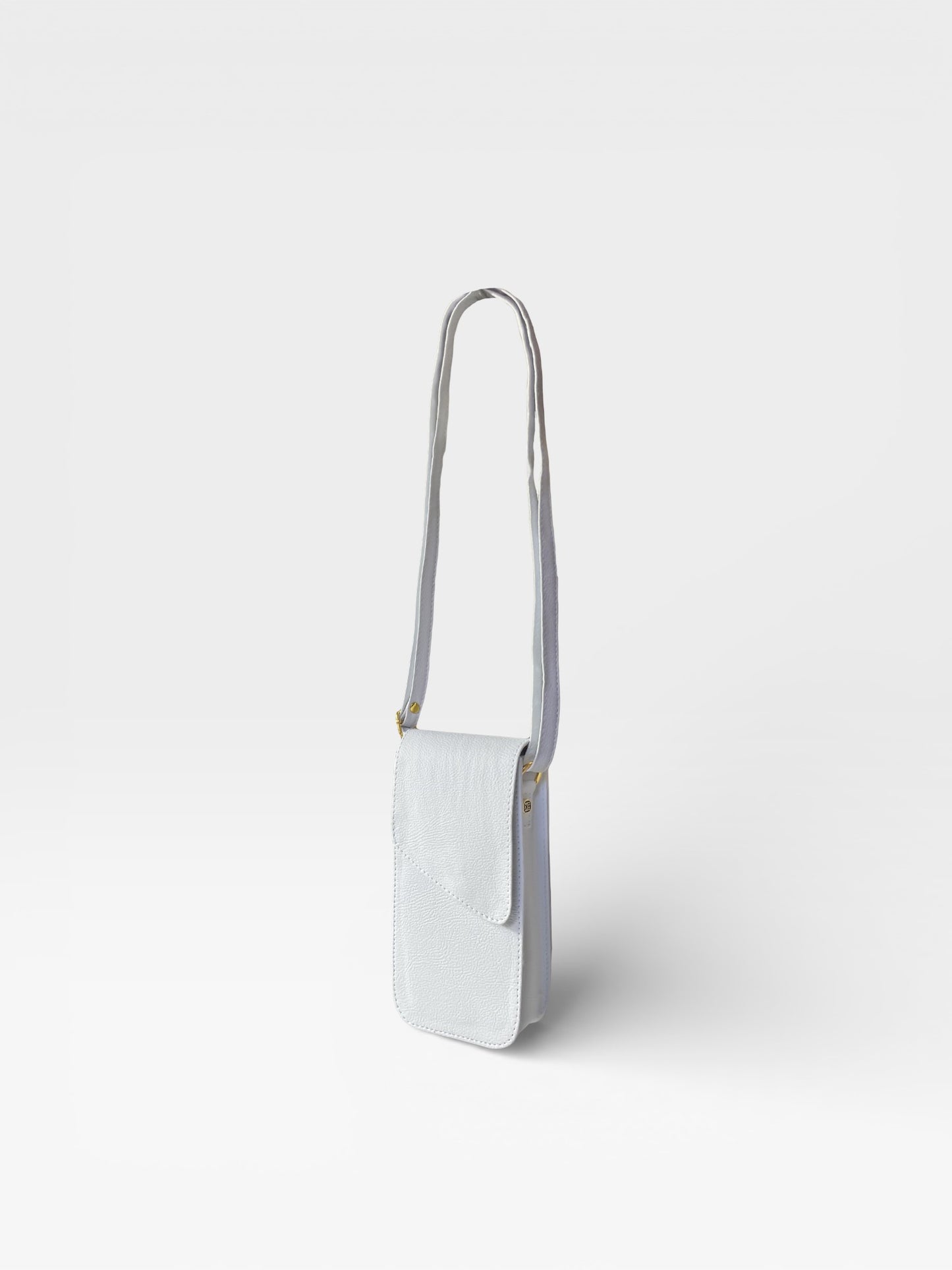 Bolso Portacelular Geny - Negro, Blanco y Miel