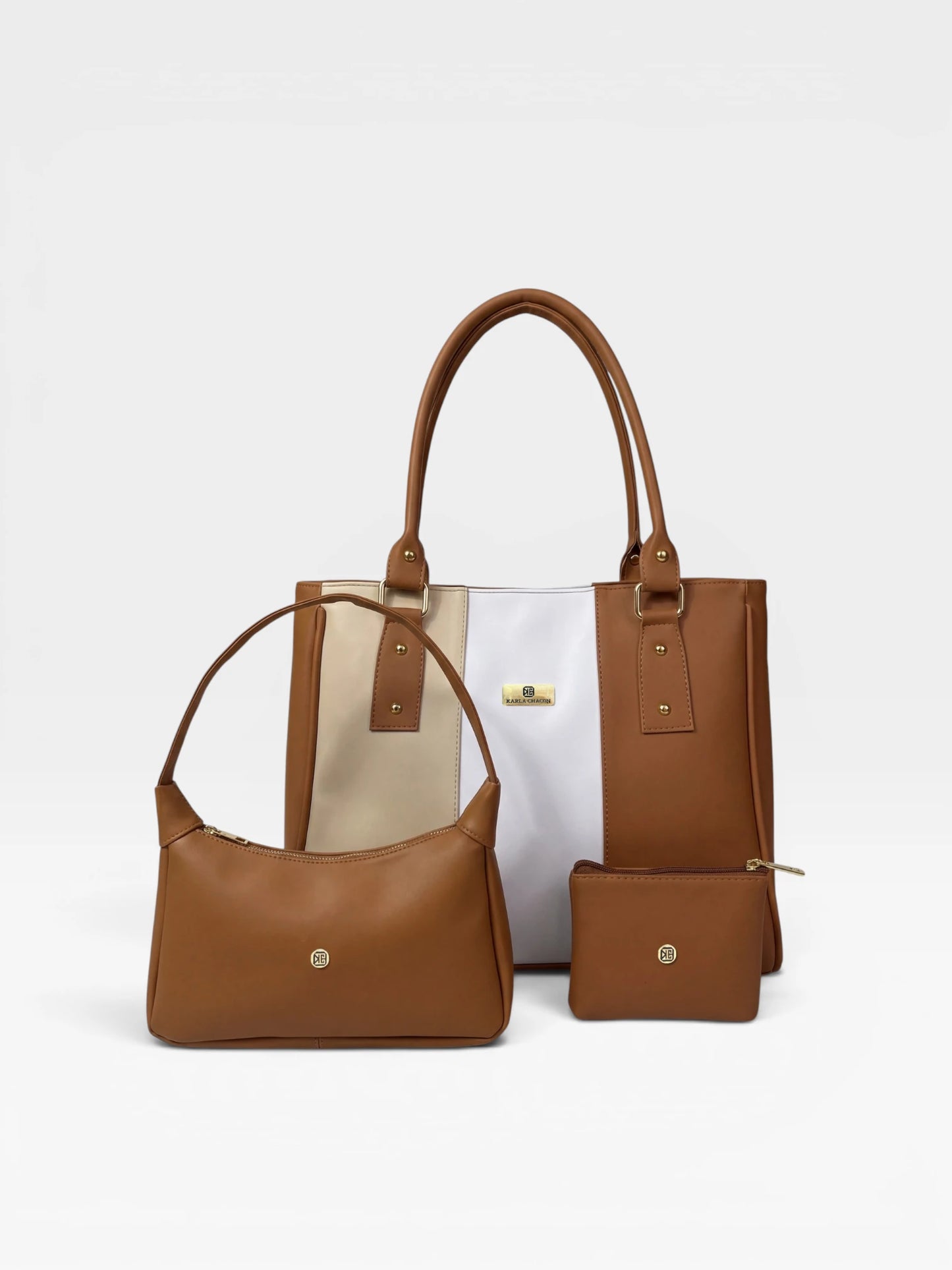Set Tres Piezas Tote + Bandolera + Monedero — Gera & Praga
