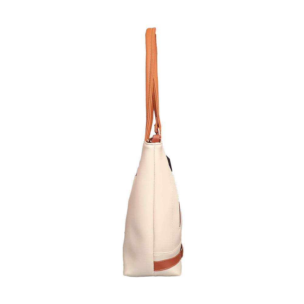 Bolso Gigi Beige Con Cosmetiquera