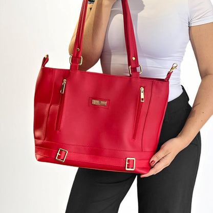 Cartera Gigi Rojo Con Accesorio